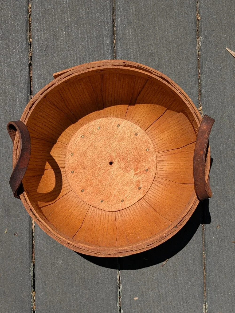 Peterboro Basket Co with Leather Handles - Limited Edition